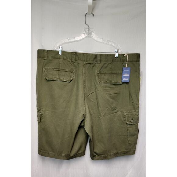 Roundtree Casual Big Man Cargo 10"  Short Olive Green Size 50W - Picture 4 of 6